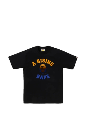 A BATHING APE® A Rising Bape logo-print T-shirt - Black