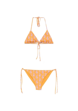 MC2 Saint Barth tiger-print bikini - Orange
