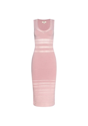 L'Agence Taren pointelle-knit dress - Pink