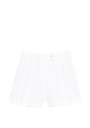Fedeli Egon pleated shorts - White