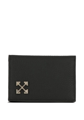 Off-White Arrows-plaque bifold wallet - Black