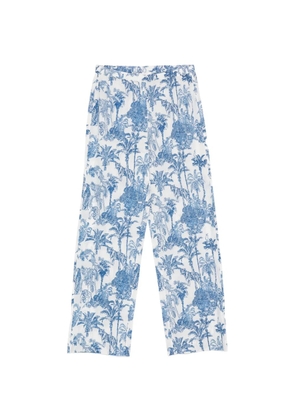 MC2 Saint Barth Inez elastic-waistband trousers - White