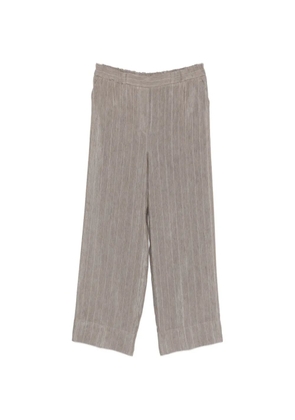 PANICALE pinstripe-pattern trousers - Grey