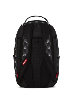 Sprayground Shark check-pattern backpack - Black
