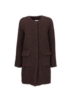 Agnona Vintage shearling coat - Brown