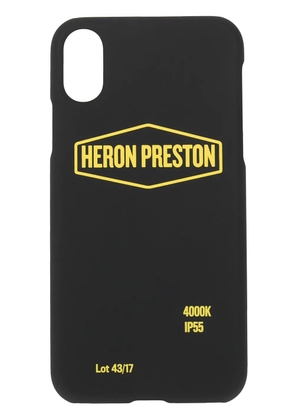 Heron Preston logo iPhone X case - Black