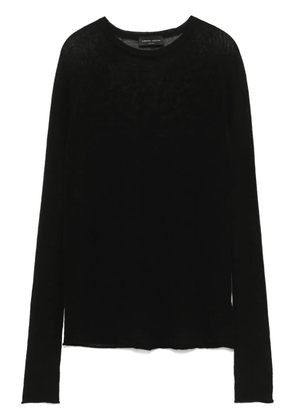 Roberto Collina crew-neck sweater - Black