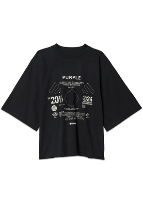 Purple Brand Blade T-shirt - Black