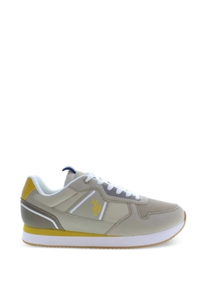 U.S. POLO ASSN. Nobil logo-patch lace-up sneakers - Neutrals