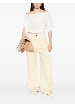 Haikure Candy pleated pocket trousers - Neutrals