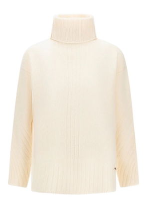 Herno turtleneck ribbed sweater - Neutrals