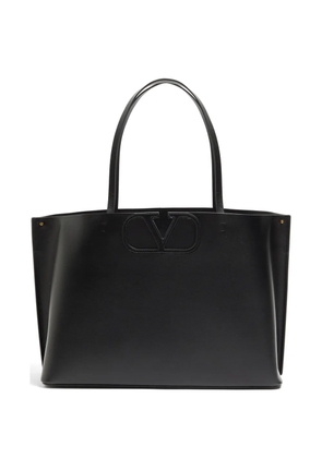 Valentino Garavani Fill Me calfskin shopping bag - Black
