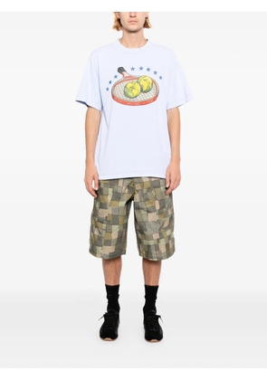 Melt graphic-print T-shirt - Green