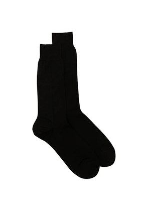 Zegna ribbed-knit socks - Black
