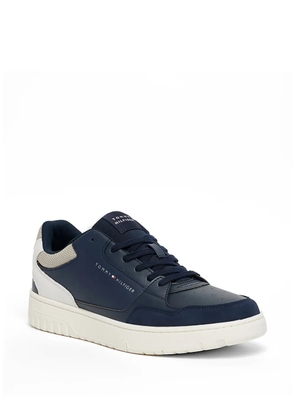 Tommy Hilfiger panelled suede-trim sneakers - Blue