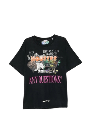 Better with Age graphic-print T-shirt - Black