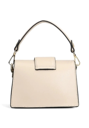 Marc Ellis S Kourtney logo-plaque shoulder bag - Neutrals
