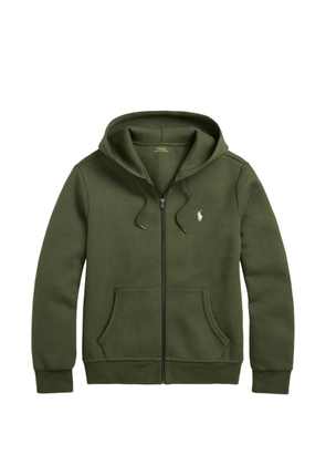 Polo Ralph Lauren logo-embroidered zip-up hoodie - Green