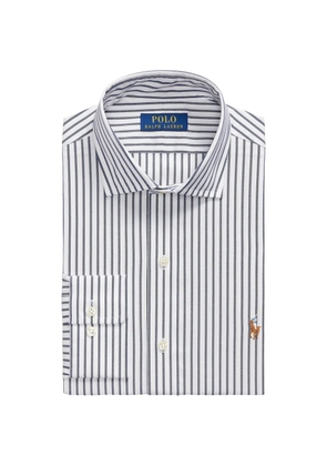 Polo Ralph Lauren striped-pattern embroidered-logo shirt - White