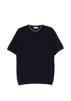Kangra contrast-trim T-shirt - Blue