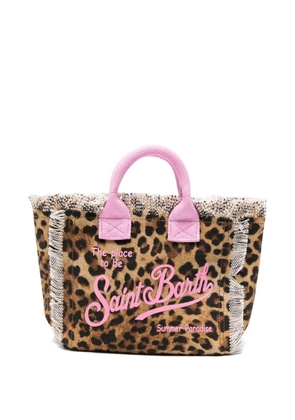 MC2 Saint Barth mini Vanity leopard-print tote bag - Neutrals
