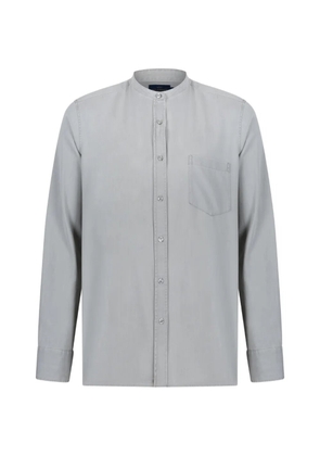 Paul & Shark mandarin-collar chest-pocket shirt - Grey