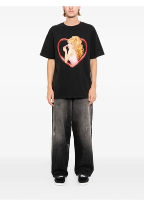 Melt graphic-print T-shirt - Black