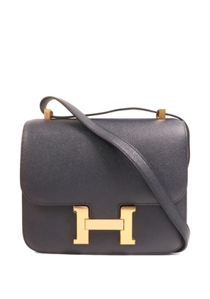 Hermès Pre-Owned 2021 24 Constance Epsom leather shoulder bag - Blue