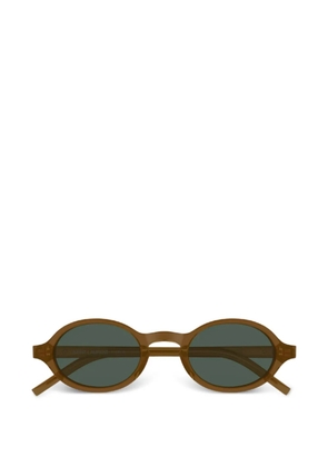Saint Laurent Eyewear oval-frame sunglasses - Brown