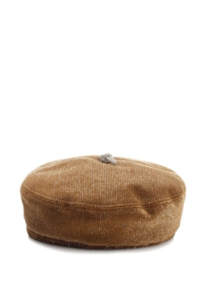 Helen Kaminski Galileo beret hat - Brown