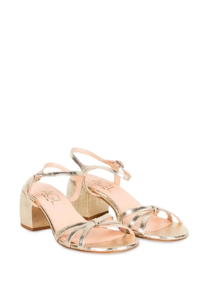 AGL buckled heeled sandals - Gold
