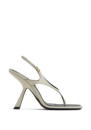 Mugler thong-strap slingback sandals - White