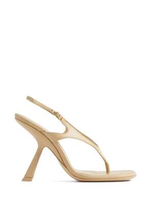 Mugler slingback sandals - Neutrals