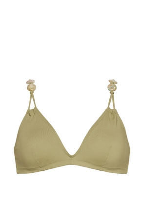 ERES Edina full-cup beaded bikini top - Green