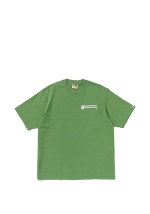 A BATHING APE® Busy Works logo-print T-shirt - Green