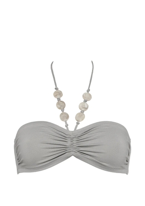 ERES Lana bandeau bikini top - Grey