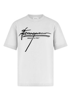 Ferragamo signature-detail T-shirt - White