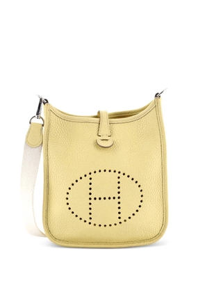 Hermès Pre-Owned clemence perforated crossbody bag - Yellow