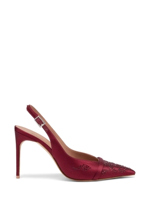 Malone Souliers Jazz embellished slingback heeled pumps - Red