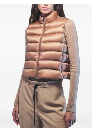 Liviana Conti quilted padded gilet - Neutrals