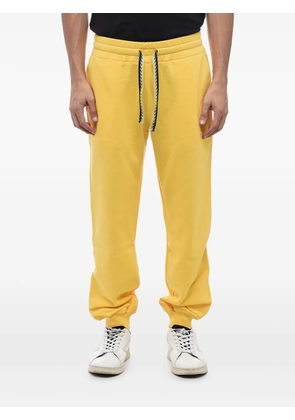 Lanvin brushed-finish cotton track pants - Yellow