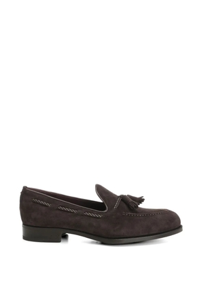 Lidfort tassel-detail braided-trim boat shoes - Brown