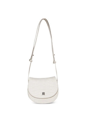 John Richmond croc-effect shoulder bag - White