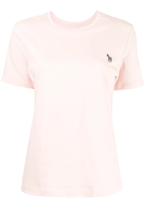 PS Paul Smith chest logo-patch T-shirt - Pink