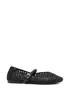 exè cut-out buckle-fastening ballet flats - Black