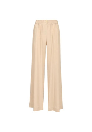 Al Duca D’Aosta 1902 elasticated-waistband button-fastening trousers - Neutrals