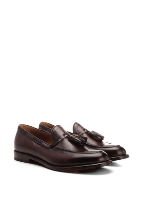 corvari tassel-detail leather loafers - Brown