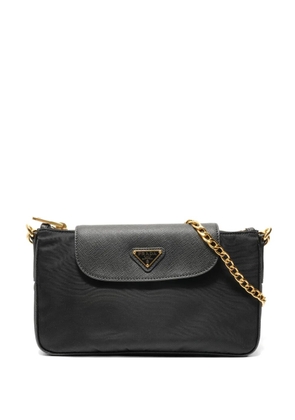 Prada Pre-Owned 2020s flap chain shoulder bag - Black