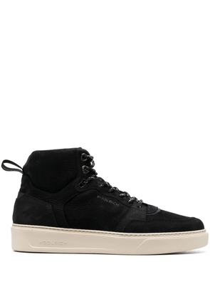 Woolrich Classic low-top suede sneakers - Black