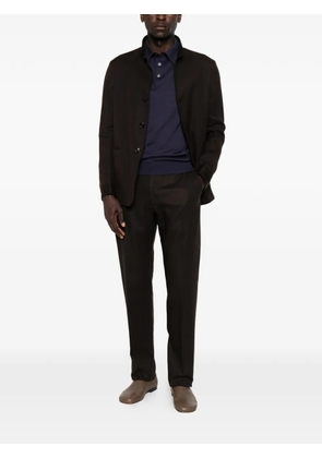 Zegna short-sleeve polo shirt - Blue
